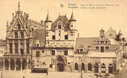 BELGIQUE - Malines - Hôtel De Ville Et Anciennes Halles Aux Draps - Carte Postale Ancienne - Mechelen