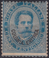 Eritrea 1892 Sc 6 Sa 6 MH* Toned/crazed Gum - Eritrée