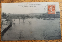 Bar Sur Seine (Aube) - Inondations 1910 - Les Jardins Du Cortil Des Prés - Bar-sur-Seine