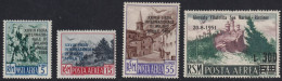 San Marino 1950/51 - Posta Aerea Fiera Di Milano E Riccione Le 2 Serie Soprastampate Integre - Sassone S.514+n.98 - Oblitérés