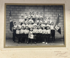 Chateaubriant * Union Régionale , équipe Sport * Gym Gymnastique * Voltigeurs ? * Photo Ancienne Photographe F. Thouault - Châteaubriant