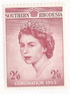 17393) Southern Rhodesia 1953 Mint Very Light Hinge - Southern Rhodesia (...-1964)