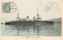 Toulon * Bateau Navire De Guerre LE CHARLEMAGNE * Militaria - Toulon