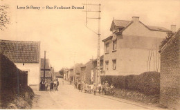 BELGIQUE - LENS ST REMY - Rue Ferdinant Dormal - Edit Henri Kaquet - Carte Postale Ancienne - Sonstige & Ohne Zuordnung