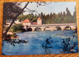 Bar Sur Seine (Aube) - La Seine Au Pont De Villeneuve - CPSM GF - Bar-sur-Seine