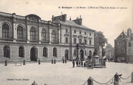 FRANCE - 29 - Quimper - Le Musée - L'Hôtel De Ville Et La Statue De Laennec - Carte Postale Ancienne - Quimper