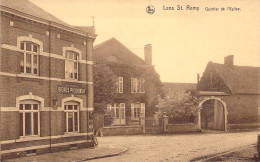 BELGIQUE - LENS ST REMY - Quartier De L'église - Carte Postale Ancienne - Autres & Non Classés