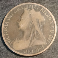 GRANDE BRETAGNE - ONE PENNY 1900 - Victoria - KM 790 - ( Great Britain ) - D. 1 Penny