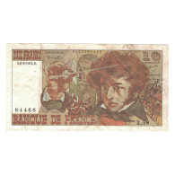 France, 10 Francs, Berlioz, 1974, X.59, TB+, Fayette:63.5, KM:150a - 10 F 1972-1978 ''Berlioz''