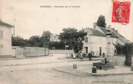 95 - VIARMES - S14968 - Carrefour De La Fontaine - En L'état Pli - L1 - Viarmes