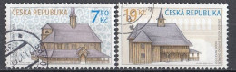 CZECH REPUBLIC 489-490,used,falc Hinged - Usados