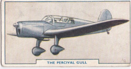17 The Percival Gull - Aircraft Series 1938 - Godfrey Phillips Cigarette Card - Original - Military - Phillips / BDV