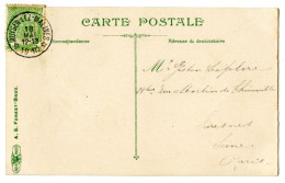 BELGIQUE - COB 83 SIMPLE CERCLE RELAIS A ETOILES MUYSEN-LEZ-MALINES SUR CARTE POSTALE, 1910 - Sterstempels