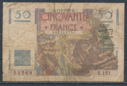 °°° FRANCE 50 FRANCS 17/2/1949 °°° - 50 F 1946-1951 ''Le Verrier''