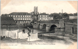 32 CONDOM - Vue Pont De Barlet Et Cathédrale  - Condom