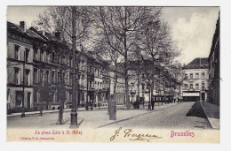 CPA BRUXELLES : La Place Loix à St. Gilles - Circulée Avant 1906 - Edit. V.G. Bruxelles - 2 Scans - St-Gilles - St-Gillis