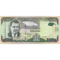 Billet, Jamaïque, 100 Dollars, 2014, 2014-01-01, NEUF - Giamaica
