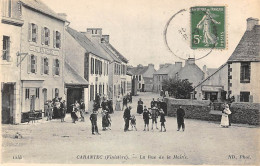 Carantec        29         Rue De La Mairie Et Hôtel Du Bon Accueil .  N° 1245      (voir Scan) - Carantec