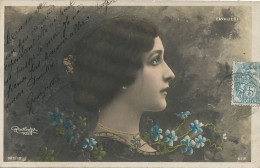 Lina Cavalieri Opera Soprano Née à Viterbo Profil Art Nouveau Envoi à Montpont Sur Isle 24 - Opéra