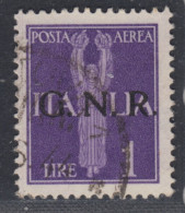 ITALY - 1944 R.S.I. - N.A121/I Emiss. Brescia  Usato - Poste Aérienne