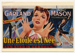 CPM - Reproduction D'affiche De Film - Une Etoile Est Née ( Judy Garland - James Mason ) - Affiches Sur Carte