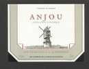 Etiquette De Vin Anjou  -  Les Vignerons De La Noëlle  à  Ancenis  (44)  -  Moulin à Vent - Windmills