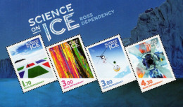 Ross Dependency - 2022 - Science On Ice - Mint Stamp Sheetlet - Nuovi