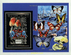 75718 MNH CONGO 1991 ESCULTISMO. SETAS Y MARIPOSAS - Ragni