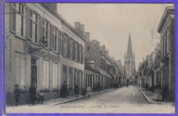 Carte Postale 59. Hondschoote  Maison Decool Baet  Rue De L'Ouest Beau Plan - Hondshoote