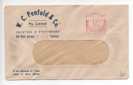 Australia Advertising Cover 1947 Meter Marks (c109) - Brieven En Documenten