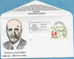 3763   FDC.  Madrid 1985,    Vicente Aleixandre - FDC