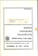 SANTA CATARINA FILATELICA - BRAZIL - MAGAZINE - 1987 -  N° 38 - Revistas & Periódicos