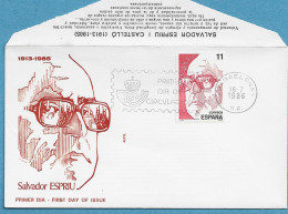 3763   FDC. Barcelona 1986,   Salvador Espriu - FDC