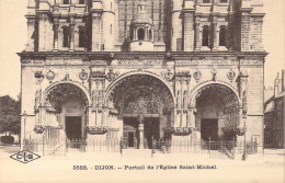 FRANCE - 21 - Dijon - Portail De L'Eglise Saint-Michel - Carte Postale Ancienne - Dijon