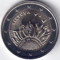 2 EUROS LITUANIA-2023-UCRANIA- - Litauen