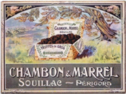 Magnet Superbe Peu Courant, Chambon Et Marrel Champignon Truffes Voir Les Scans - Advertising