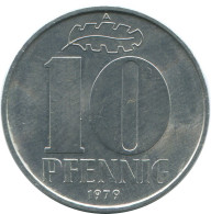 10 PFENNIG 1979 A DDR EAST ALLEMAGNE Pièce GERMANY #AE109.F - 10 Pfennig