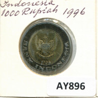 1000 RUPIAH 1996 INDONESIA BIMETALLIC Moneda #AY896.E - Indonésie