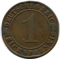 1 REICHSPFENNIG 1929 D ALLEMAGNE Pièce GERMANY #DB784.F - 1 Renten- & 1 Reichspfennig