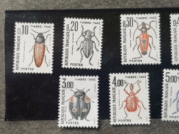 France  Taxe 1982 N° 103 / 112 Neuf  Série Complètes Insecte 10 Valeurs - Altri & Non Classificati