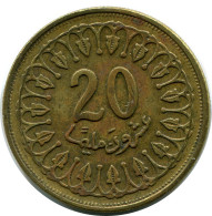 20 MILLIMES 1997 TUNESIEN TUNISIA Islamisch Münze #AP466.D - Tunisia