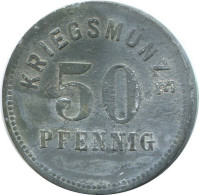 50 PFENNIG 1917 BENSHEIM NOTGELD ALEMANIA Moneda GERMANY #DE10516.6.E - 50 Rentenpfennig & 50 Reichspfennig