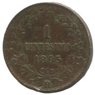 ITALY 1 Centesimo 1895 R Umberto I #AC186.8.F - Parme
