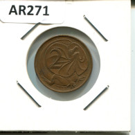 2 CENTS 1966 AUSTRALIA Coin #AR271.U - 2 Cents