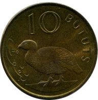 10 BUTUTS 1998 GAMBIA Moneda #AP888.E - Gambie