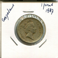 POUND 1987 UK GROßBRITANNIEN GREAT BRITAIN Münze #AN554.D - 1 Pound