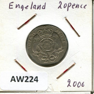 20 PENCE 2000 UK GROßBRITANNIEN GREAT BRITAIN Münze #AW224.D - 20 Pence