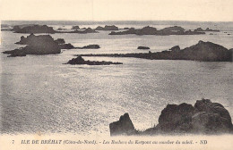 FRANCE - 22 - Ile De Bréhat - Les Rochers Du Kerpont Au Coucher De Soleil - Carte Postale Ancienne - Ile De Bréhat