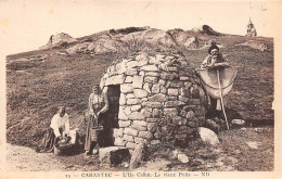 Carantec         29         L'Ile Callot  Le Vieux Puits. Pêcheur Des Crevettes   N° 15      (voir Scan) - Carantec