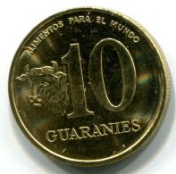 10 GUARANIES 1996 PARAGUAY UNC Coin #W11336.U - Paraguay